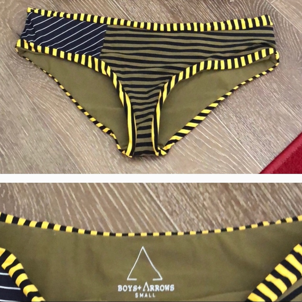 Boys + Arrows striped bottoms